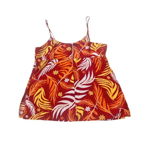 Local Design made in Hawaii Rayon Tropical Tank Blouse Size Large - Picture 2 of 9